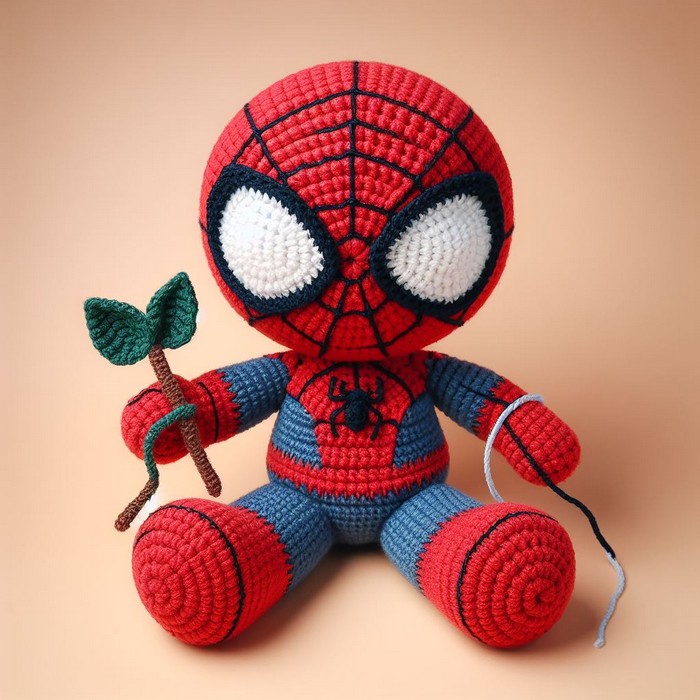 Spiderman Amigurumi Crochet Step By Step Pattern - Yours Patterns