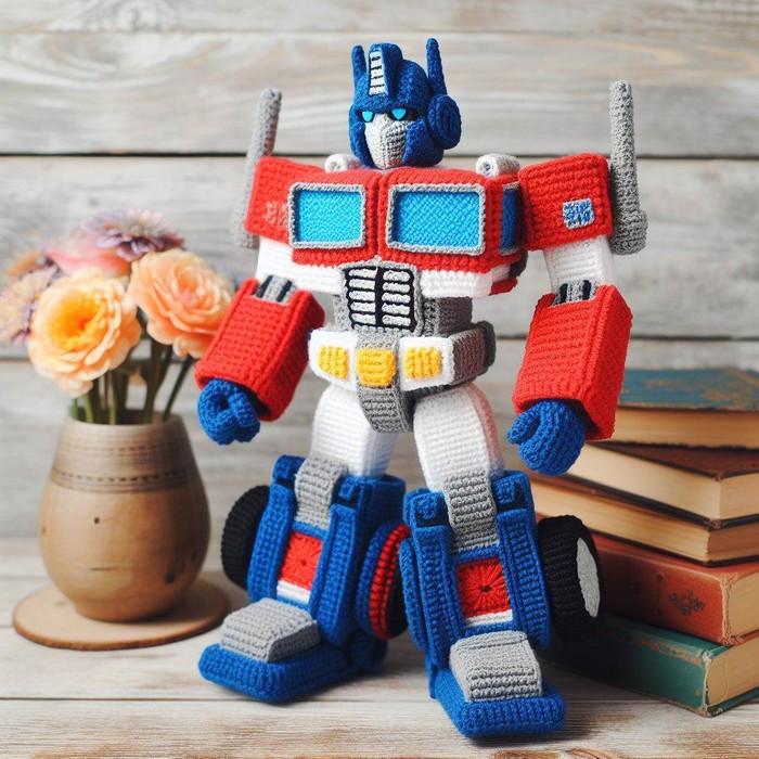 Crochet Optimus Prime Amigurumi Idea