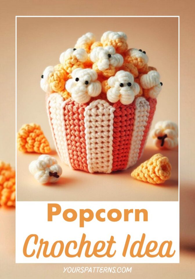 Crochet Popcorn Amigurumi Idea - Yours Patterns