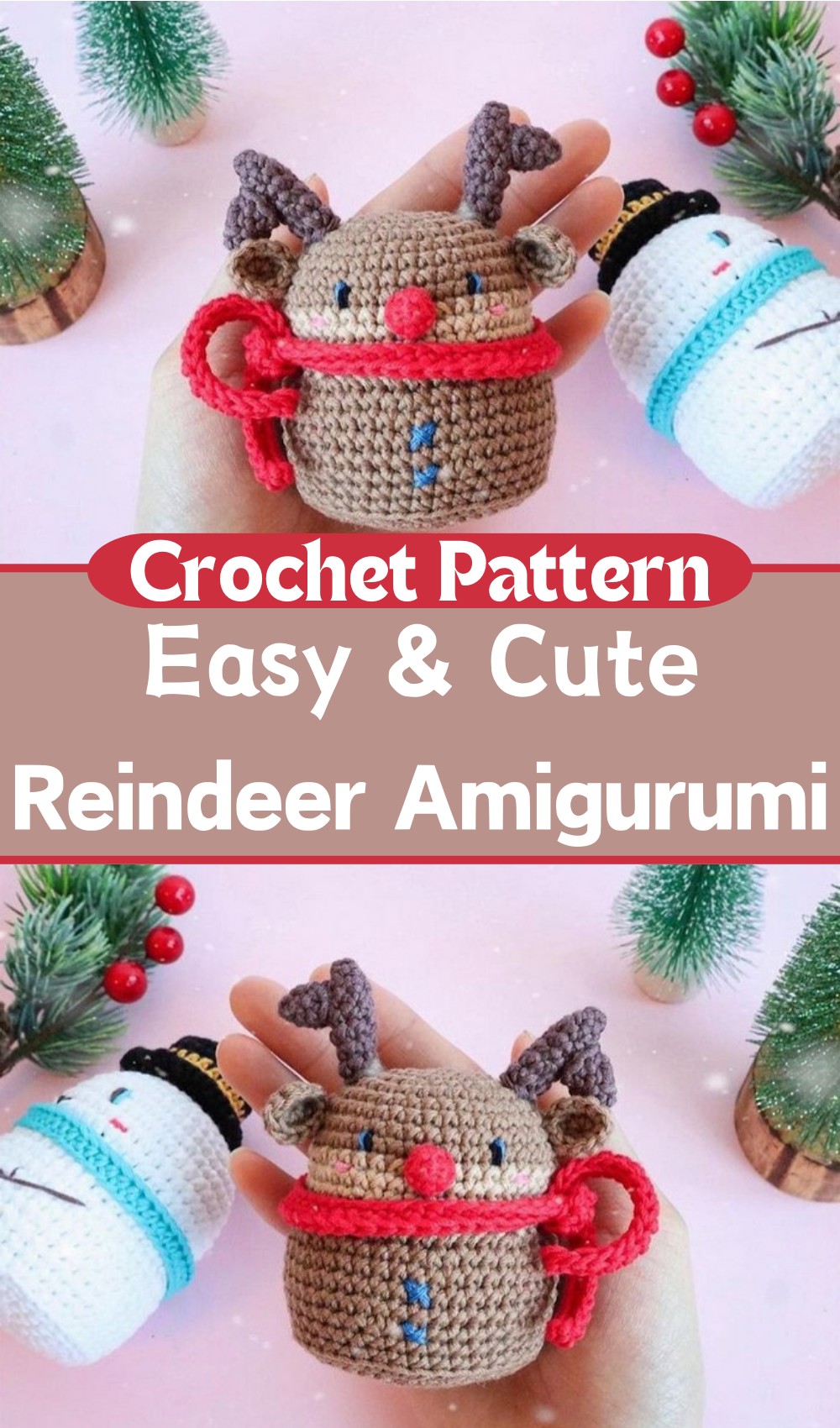 Crochet Reindeer Amigurumi Pattern