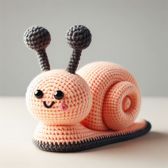Crochet Snuggly Slug Amigurumi Pattern Free