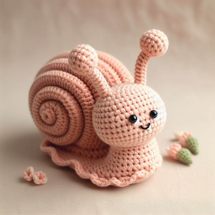 Crochet Snuggly Slug Amigurumi Pattern