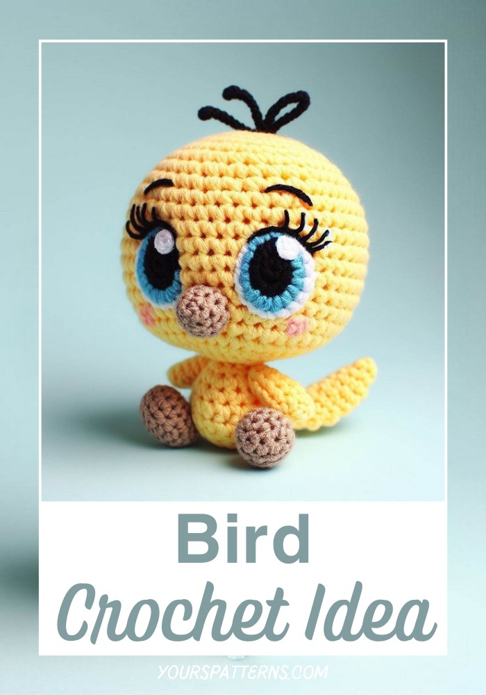 Crochet Tweety Bird Amigurumi Idea Yours Patterns