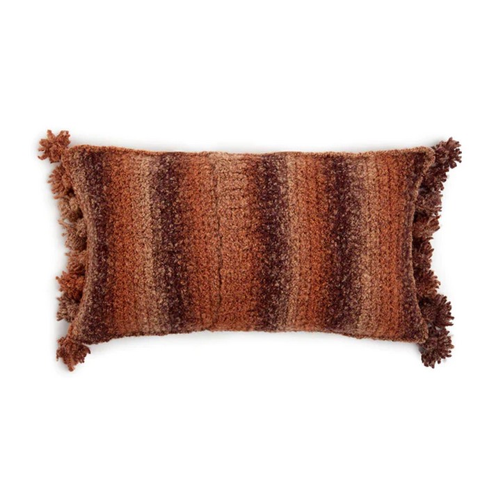 Free Bernat Boucle Texture Crochet Pillow