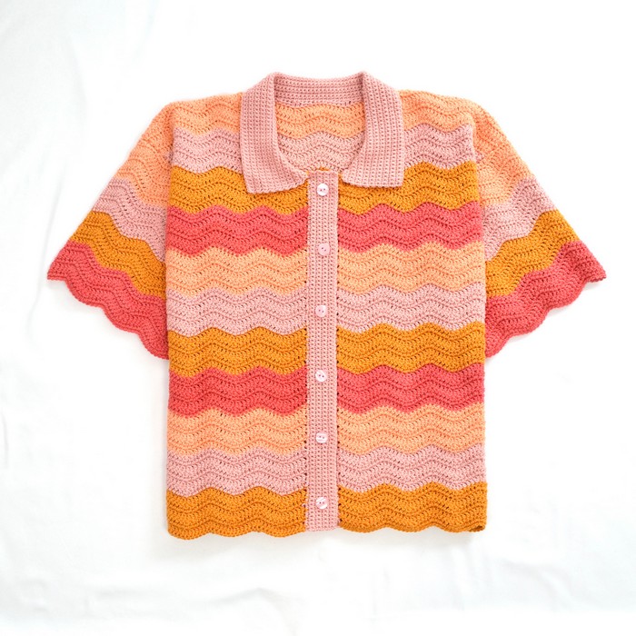Crochet Polo Shirt Pattern
