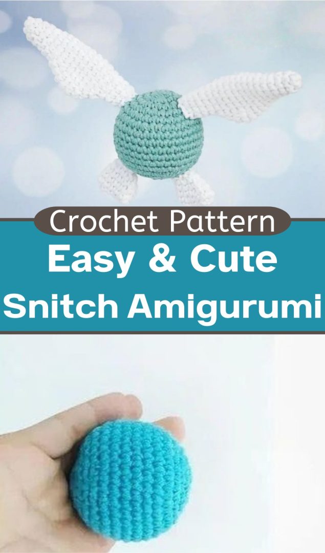 Snitch Pattern Alpha Crochet Snitch Amigurumi Pattern - Yours Patterns
