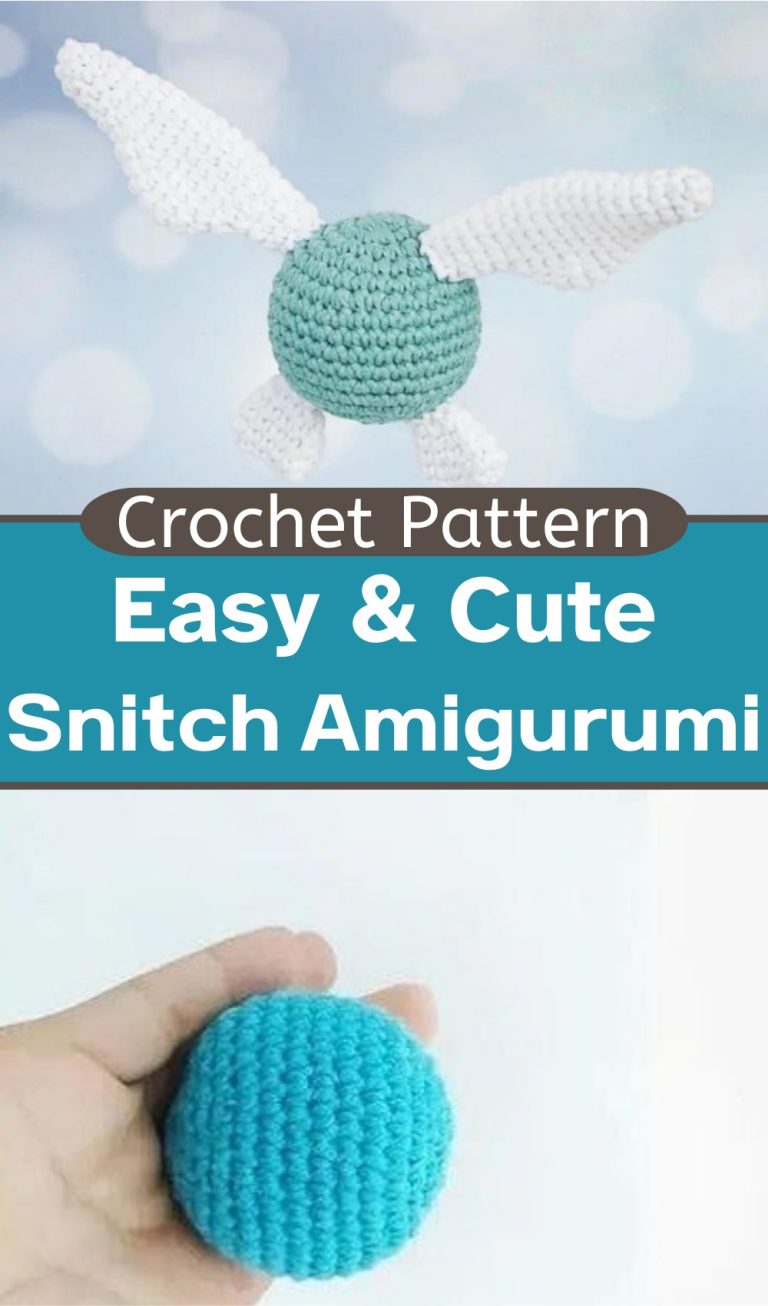 Snitch Pattern Crochet Snitch Amigurumi Pattern - Yours Patterns