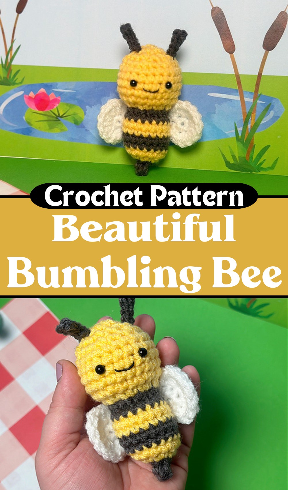 Crochet Bumbling Bee Amigurumi