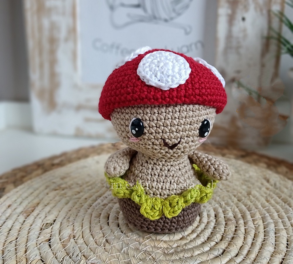 Crochet Mushroom Plant Amigurumi Pattern Yours Patterns