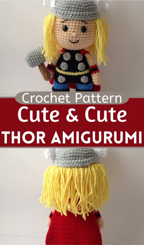 Thor 3 Pattern Crochet Thor Amigurumi - Yours Patterns