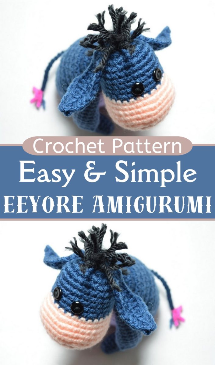 Crochet Eeyore Amigurumi Pattern - Yours Patterns