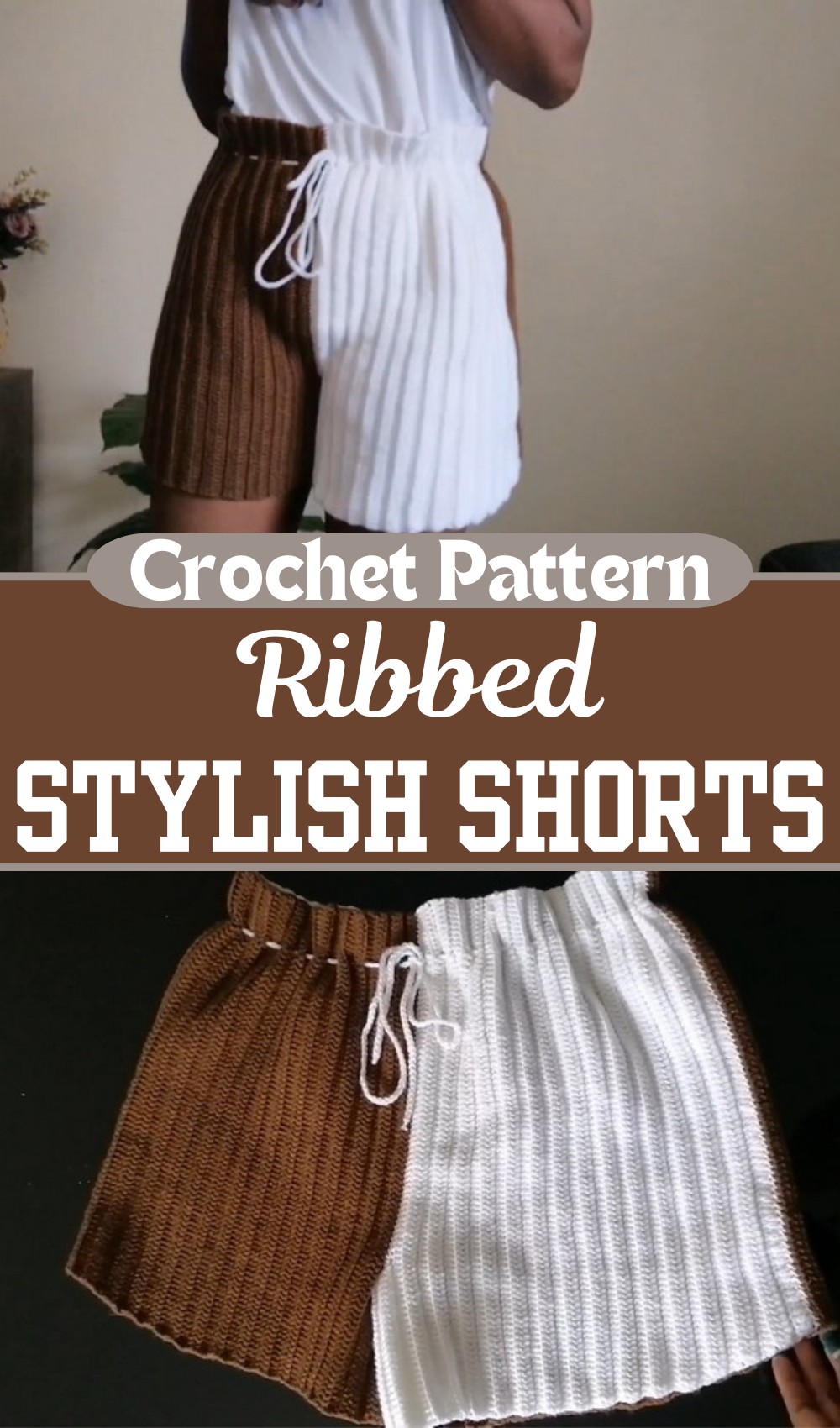 Crochet Ribbed Shorts Pattern - Customizable & Stylish