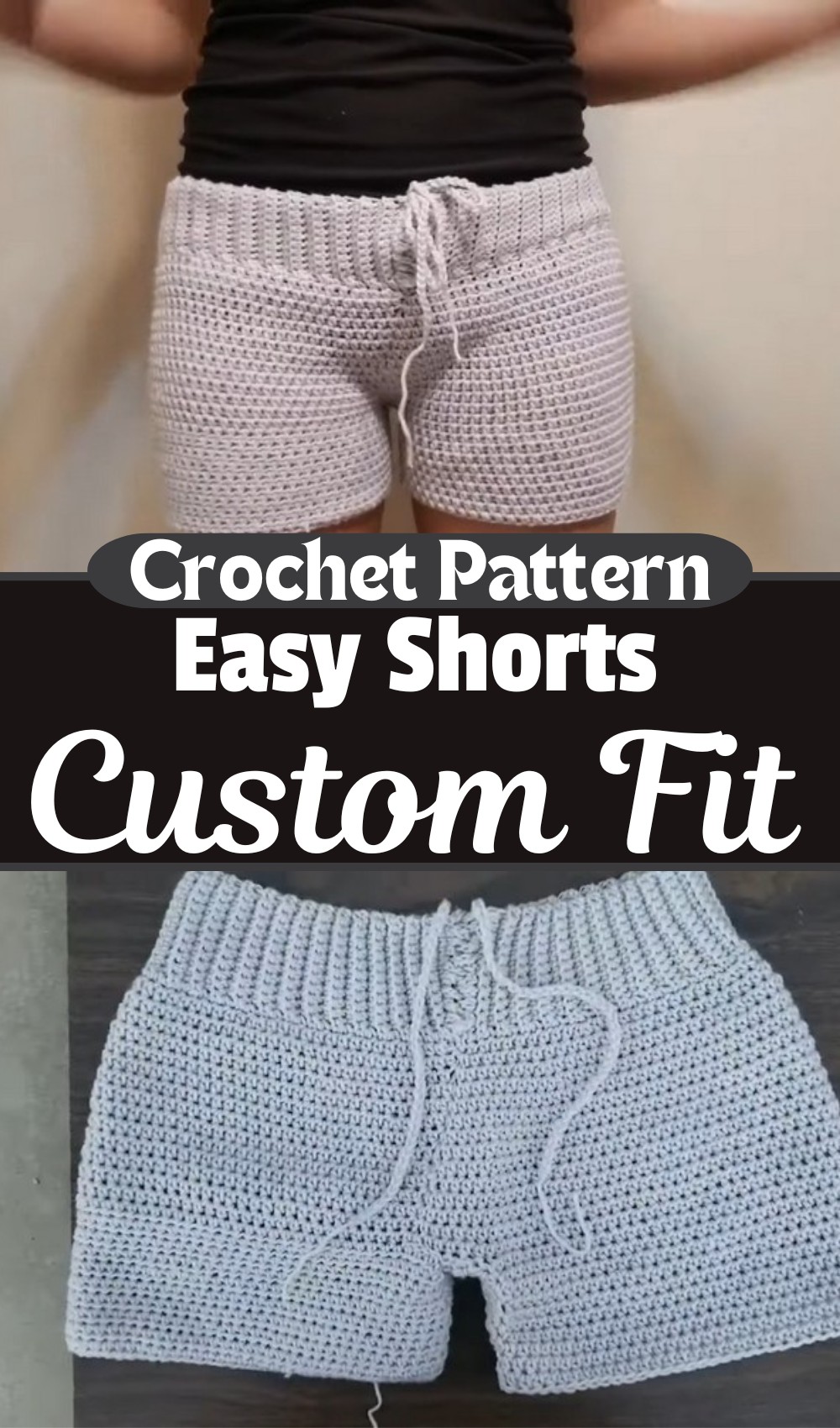 Easy Crochet Shorts Tutorial Custom Fit Pattern Yours Patterns