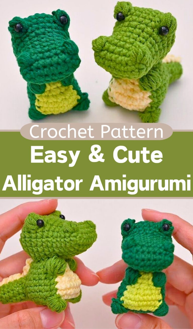 5 Colorful Unique Crochet Alligator Amigurumi Patterns - Yours Patterns
