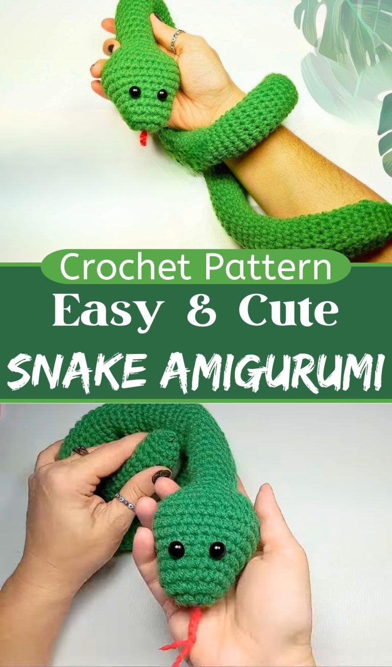 Easy Snake Pattern Adorable Colorful Crochet Snake Amigurumi Patterns - Yours Patterns