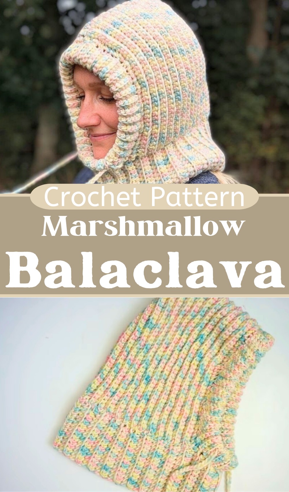 Crochet Marshmallow Balaclava