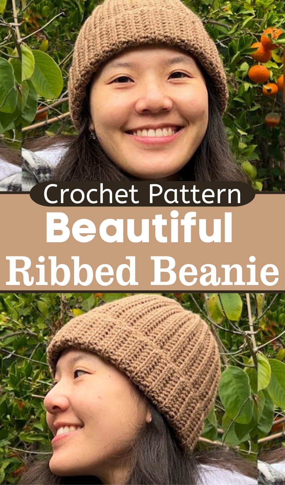 Crochet Ribbed Beanie