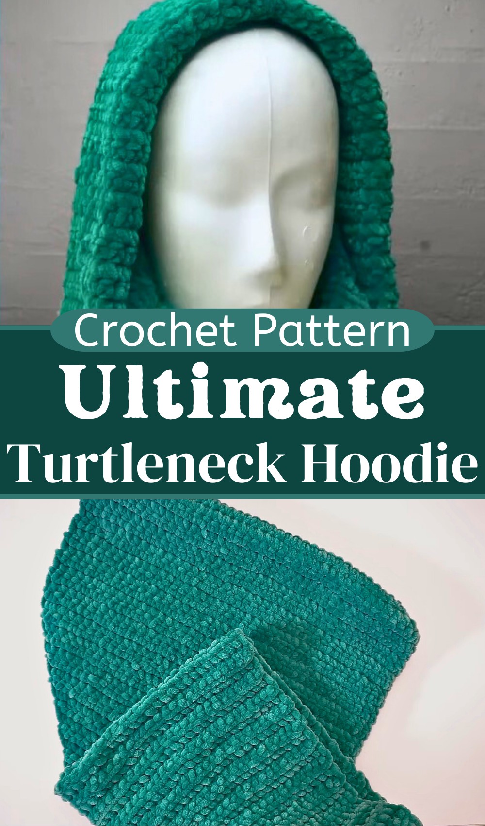 Crochet Ultimate Turtleneck Hoodie