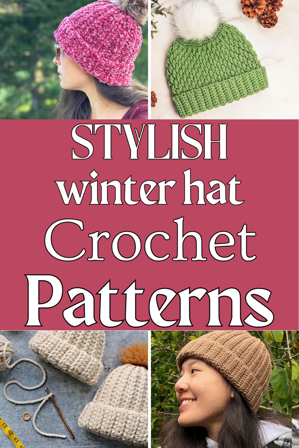 crochet winter hat