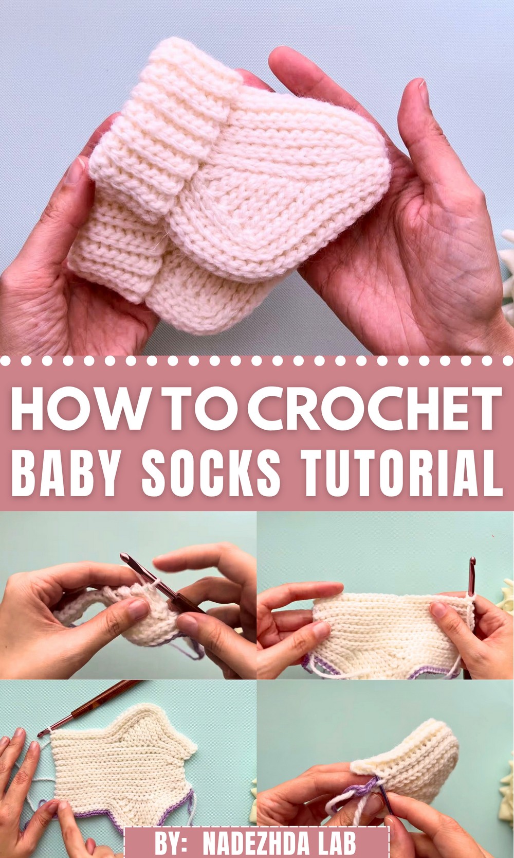 Crochet Baby Socks Tutorial