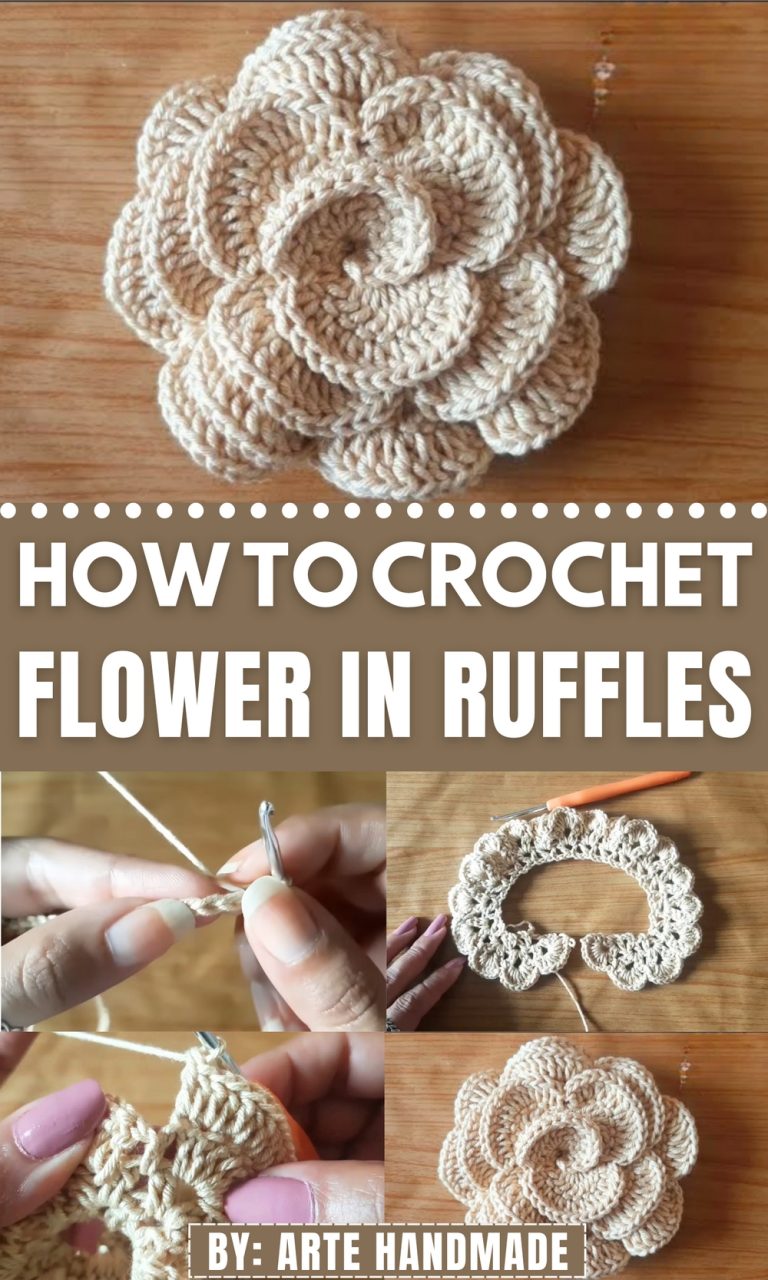 Fast & Fun Free Crochet Ruffles Flower You’ll Use Again - Yours Patterns