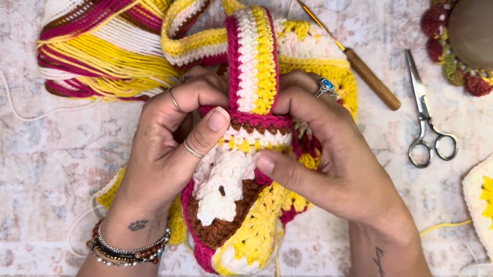 Crochet Starburst Purse