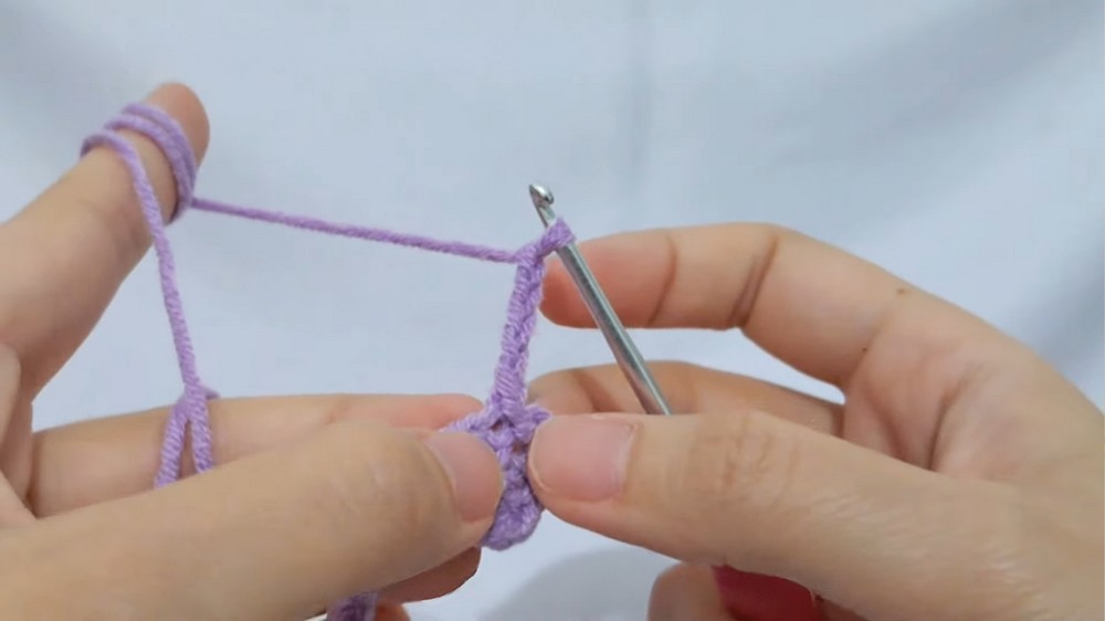 Crochet Lavender Bag Charm