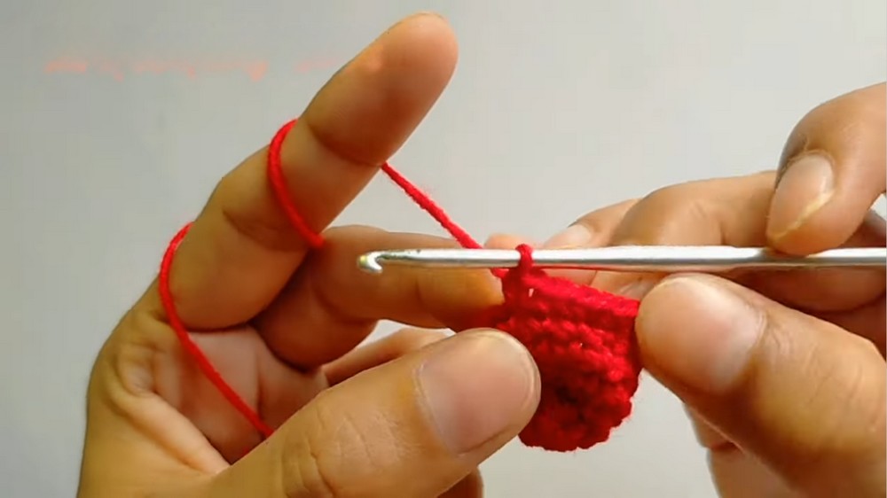 Crochet Carrot Keychain