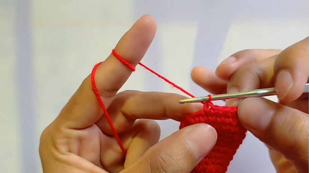 Crochet Carrot Keychain