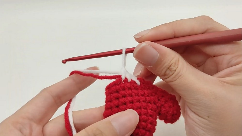 Crochet Christmas Gloves