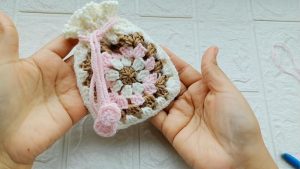 Crochet Mini Bolsa Tejido