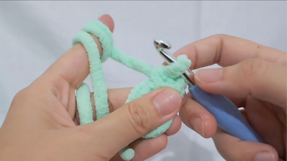 Crochet Mini Frog Plushie