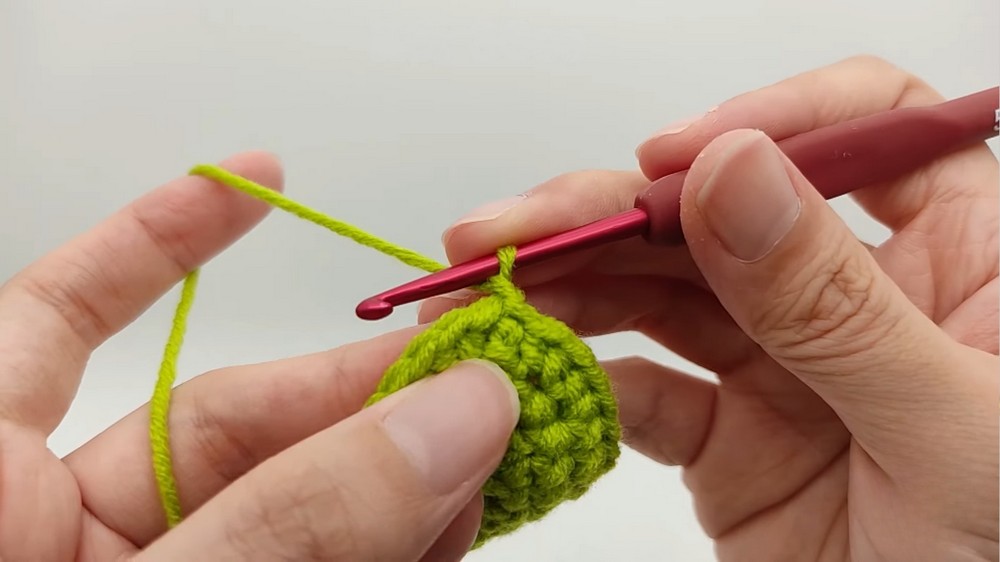 Crochet Corn Keychain