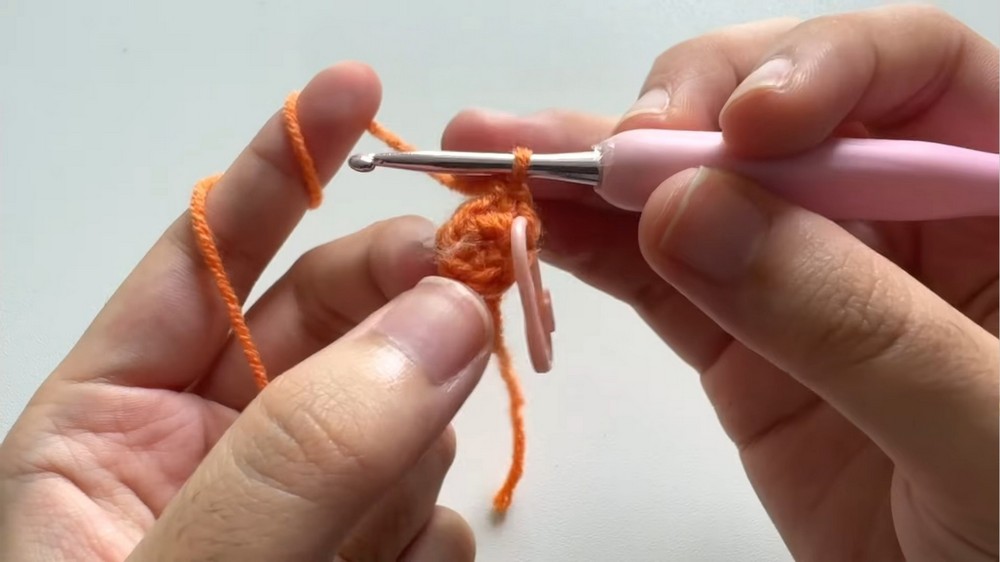 Crochet Fish Keychain