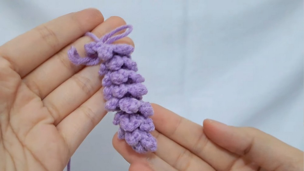 Crochet Lavender Flower