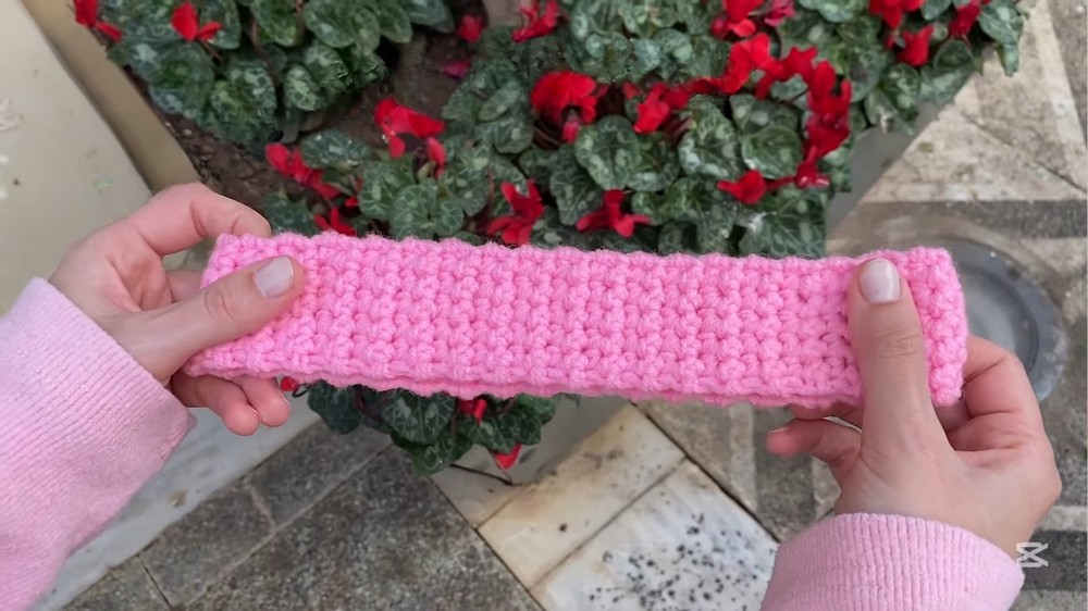 Crochet Striped Headband