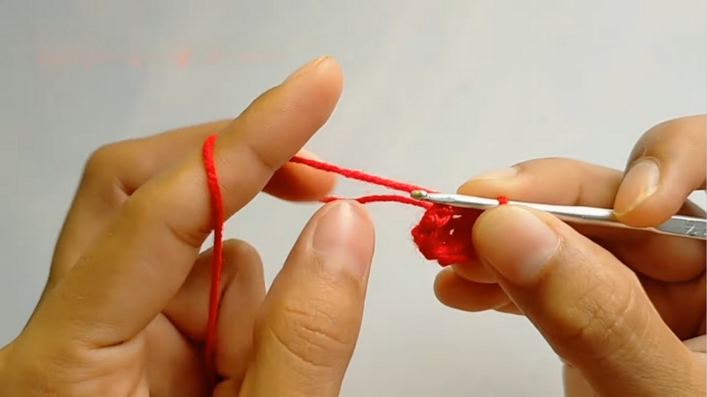 Crochet Carrot Keychain