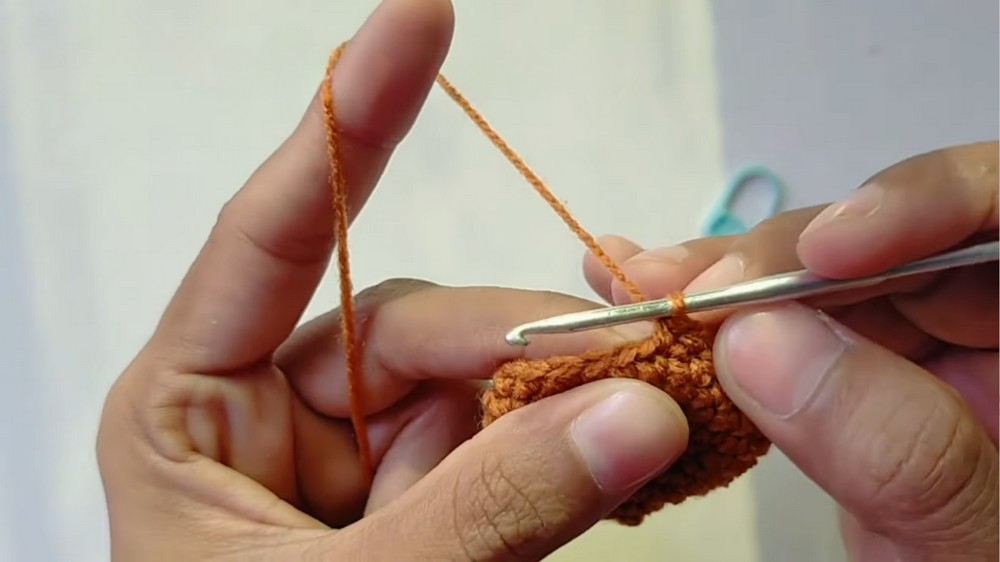 Crochet Monkey Keychain