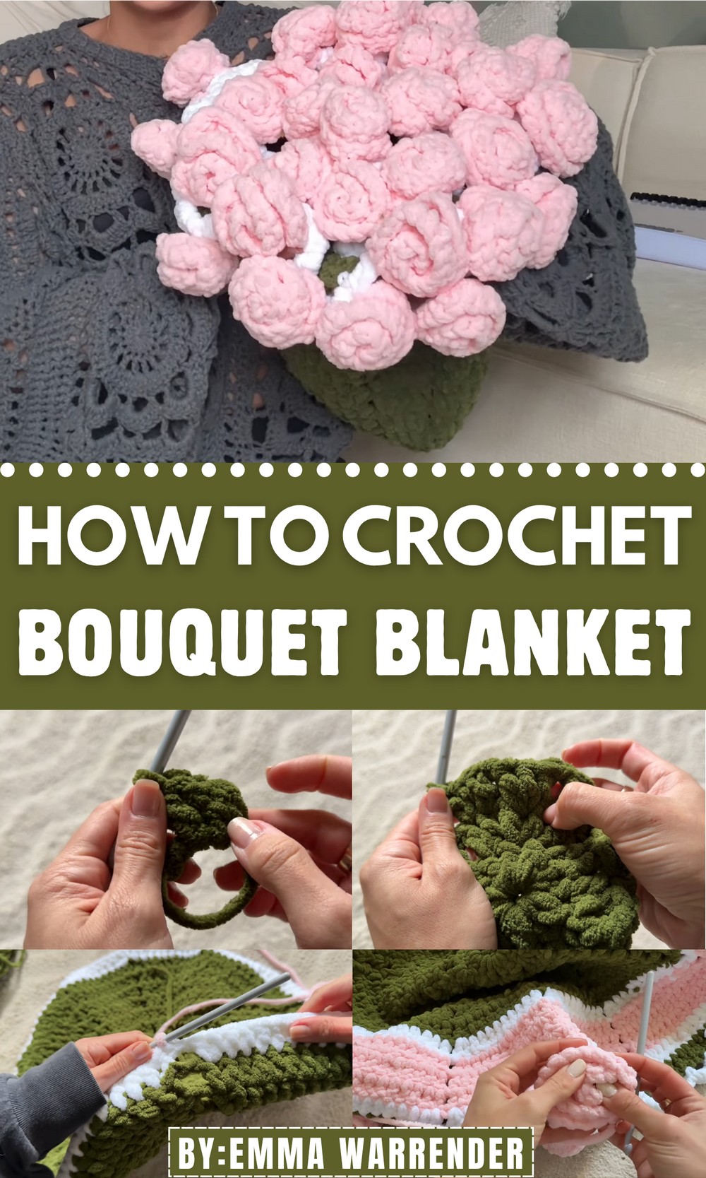 Crochet Bouquet Blanket
