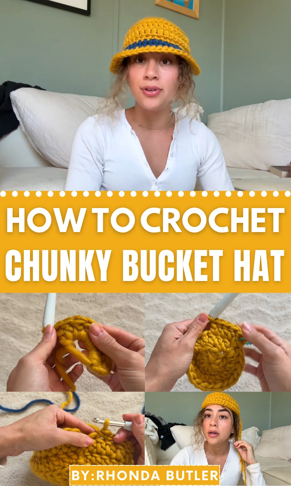 Crochet Chunky Bucket Hat