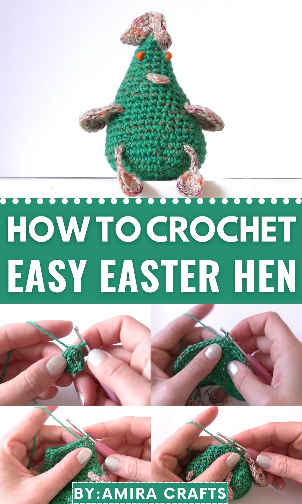 Crochet Easy Easter Hen