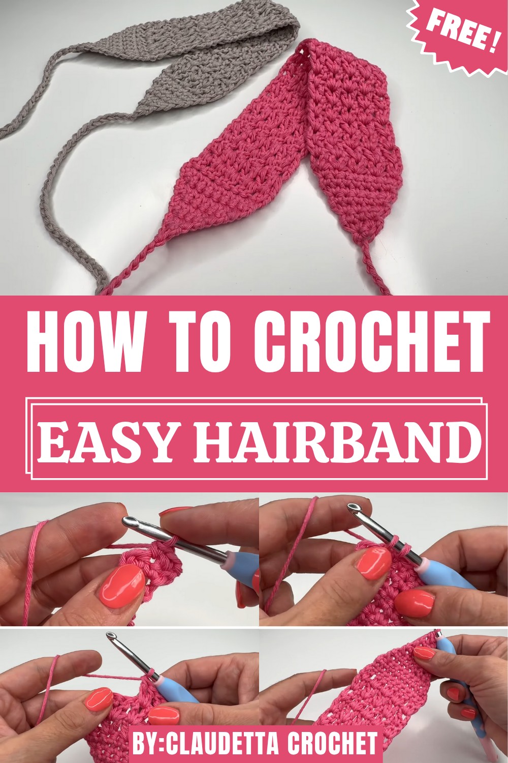 Crochet Easy Hairband