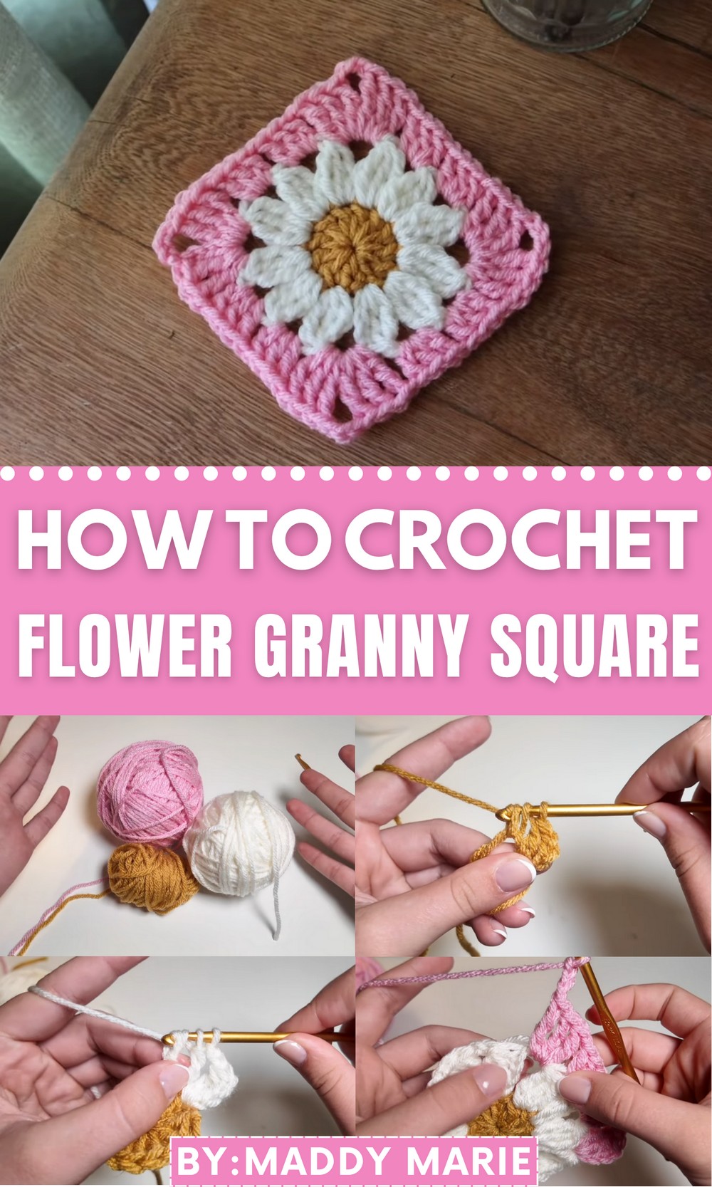 Crochet Flower Granny Square