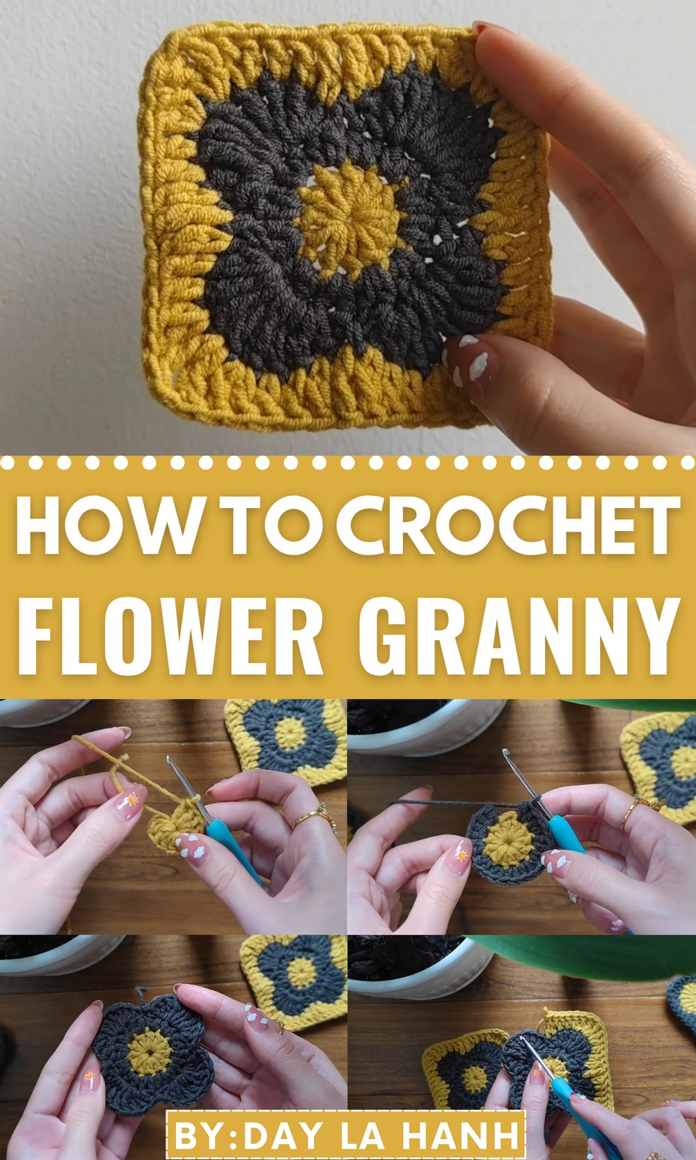 Crochet Flower Granny Square