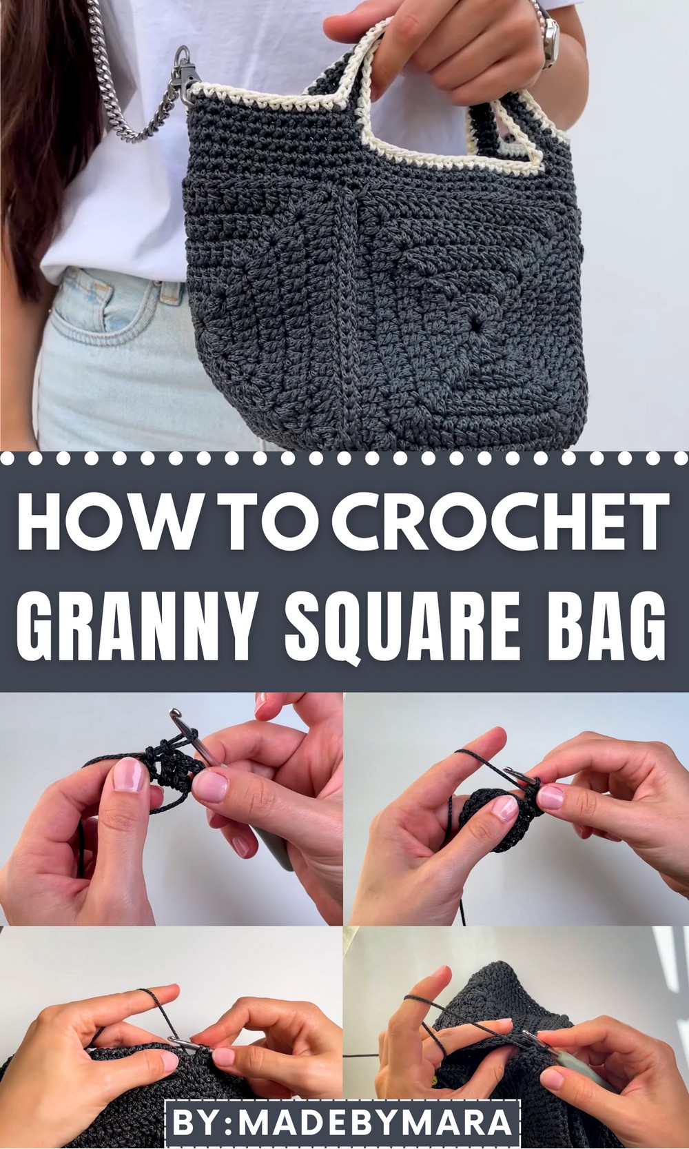 Crochet Granny Square Bag