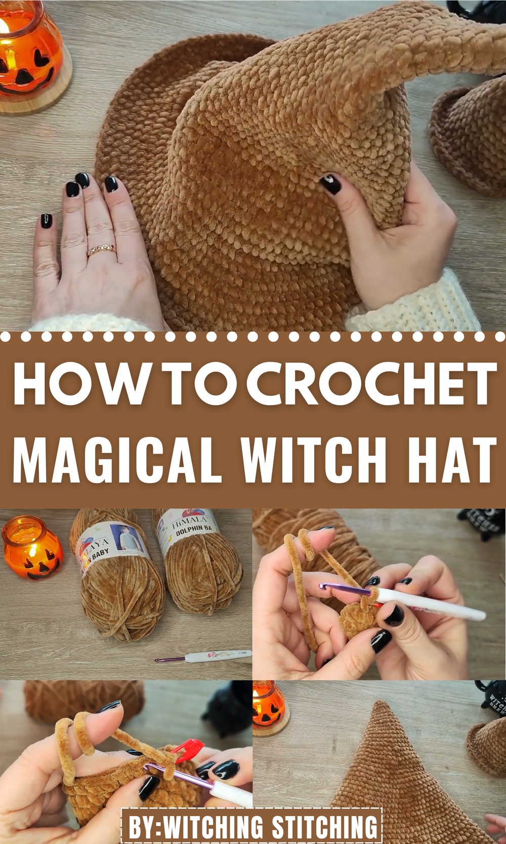 Crochet Magical Witch Hat