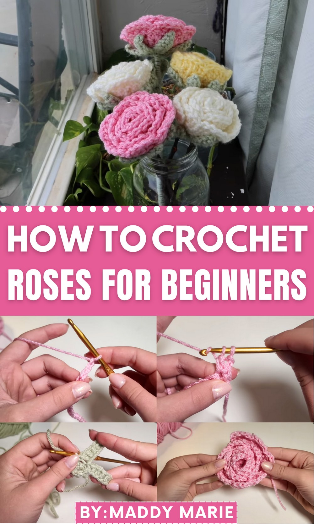 Crochet Roses For Beginners