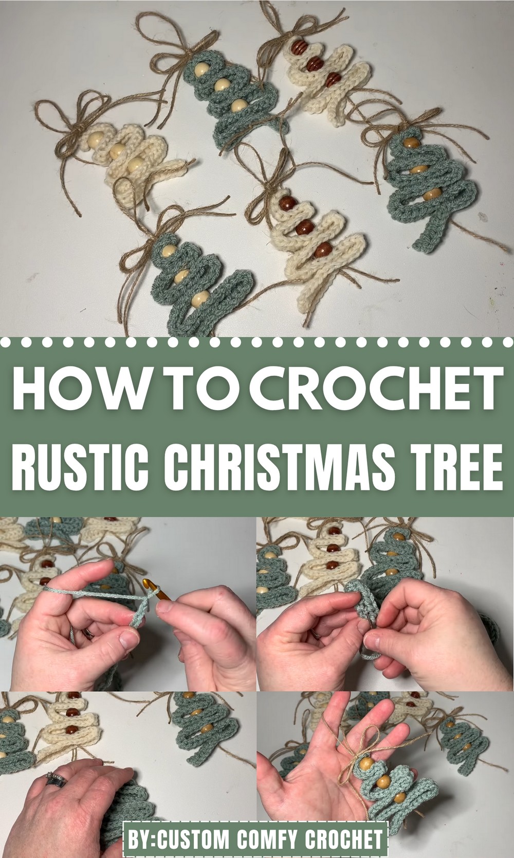 Crochet Rustic Christmas Tree