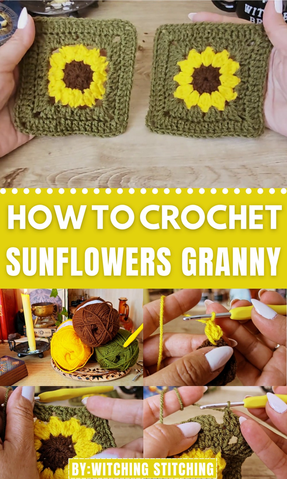 Crochet Sunflowers Granny