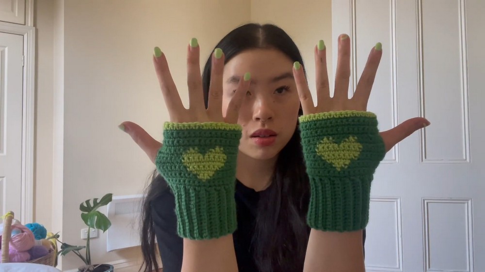 Crochet Fingerless Gloves